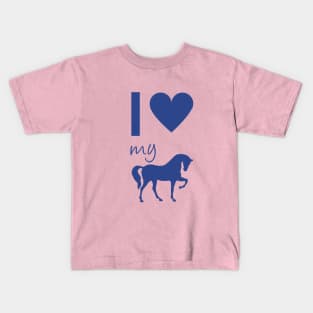 I love my horse Kids T-Shirt